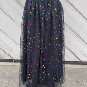 Shein Tulle Confetti Rainbow Maxi Skirt 4 for $20 Bundle